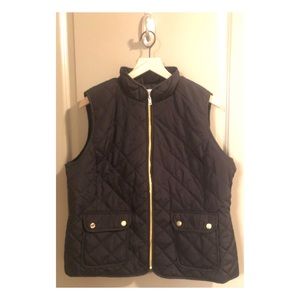 Black w/ Gold Details Vest